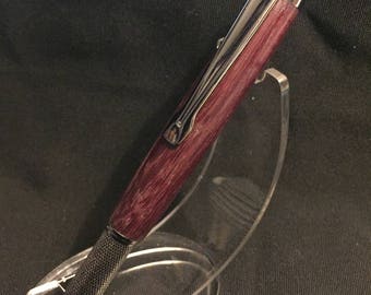 Knurl GT twist ballpoint pen in gun metal