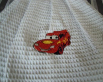 towel d personalized embroidered white bee nest