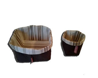 set of 2 small baskets - Organizer - storage baskets for home - gift idea