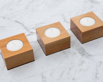 Rimu Tea Light Holder Set