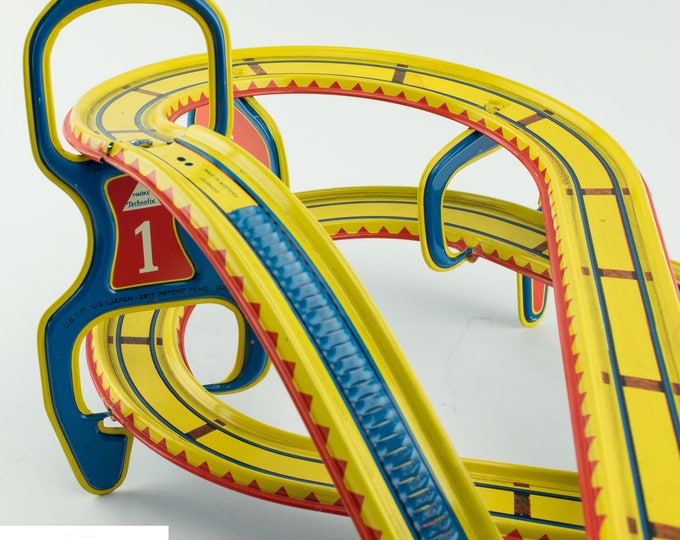 Tin Lithograph Toys | Vintage Toy Roller Coaster | Marx Technofix Toboggan #290