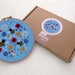 Bees Embroidery Kit, Wild flower Needle Craft Kit, DIY Wildflower Hoop Art, Summer Hand Embroidery Project, Floral Sewing Kit, Sewing Gift