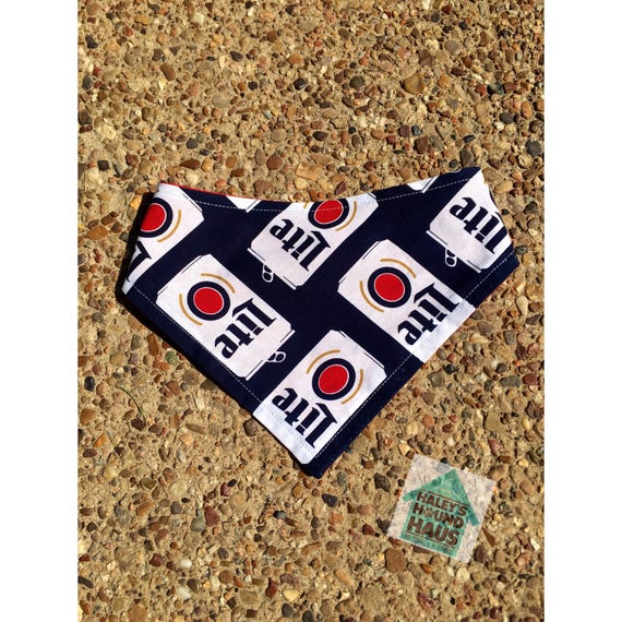 Miller Lite Dog Bandana Beer Dog Bandana Yappy Hour Dog