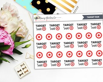 Target Run Planner Stickers