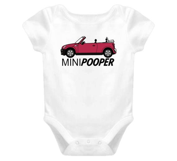 Mini Pooper Baby Girl Onesie- Funny Baby Clothes Funny Baby Onesies | Baby Shower Gift, Funny Baby Shirt - Funny Baby Bodysuit, Baby Clothes