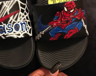 shoes spiderman custom