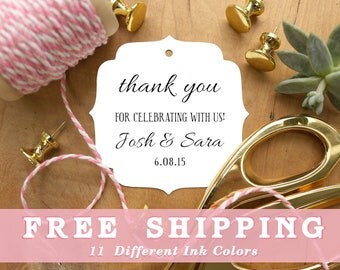 Custom Thank You Wedding Stamp, Custom Wedding Stamp, Personalized Wedding Gift, Wood Engraved or Self-Inking Stamp Style, Free Shipping