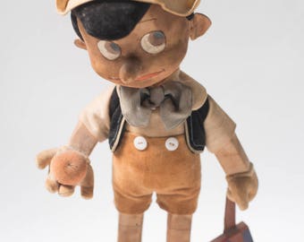 Pinocchio Doll Disney RARE 1930s vintage toy