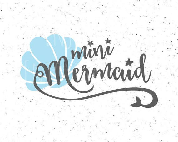 Download Mini Mermaid SVG file Little Mermaid SVG Mini Mermaid svg Baby
