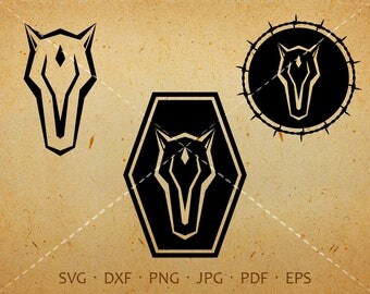 Horse Head SVG, Horse Clipart Shirt SVG Silhouette Cricut Cut Files Commercial and Personal Use - svg, dxf, eps, png, jpg, pdf