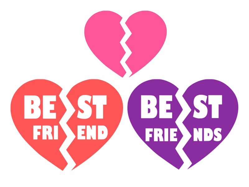 Free Free Best Friends Svg Heart 349 SVG PNG EPS DXF File