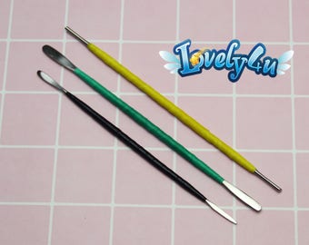 LoveLy4u Sculpting steel spatula tool set