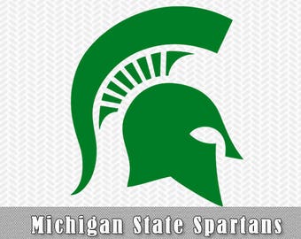 Michigan State Spartans SVG Logo Vector Cut File Silhouette Studio Cameo Cricut Design Template Stencil Vinyl Decal Tshirt Transfer Iron on