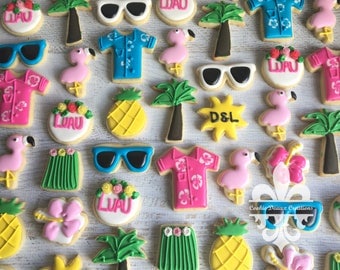 2 Dozen Mini Luau Cookies
