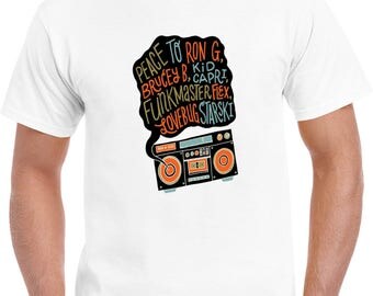 Biggie Smalls Peace To Ron G, Lovebug Starski T Shirt
