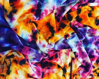 Hand Dyed Organic Bamboo Velour Blanket