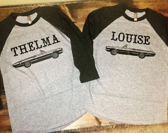 Thelma and Louise Raglan Tees • Best Friend Shirts