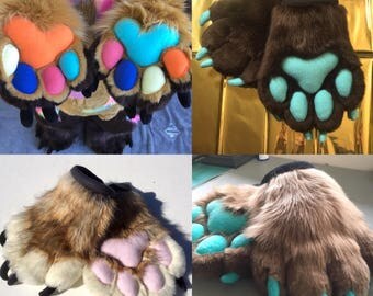 Custom "MONSTER" Style Fursuit Hand Paws