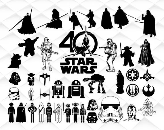 Download 42 Star Wars SVG Star wars Clip Art Starwars svgpngjpgdxf