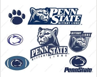 Penn State Nittany Lions Svg bundle football party Svg Dxf Eps Png Ai Digital File design Print Mug Shirt Decal