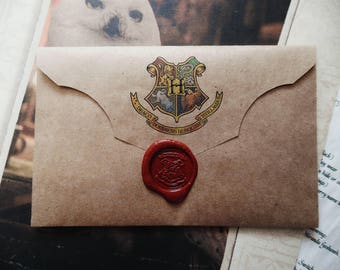 Hogwarts Acceptance Letter/Hogwarts acceptance letter with Hogwarts express ticket/Harry Potter acceptance letter/Hogwarts Letter envelope