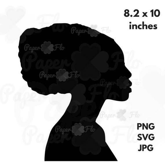 Free Free 289 Black Woman Face Silhouette Afro Woman Svg Free SVG PNG EPS DXF File