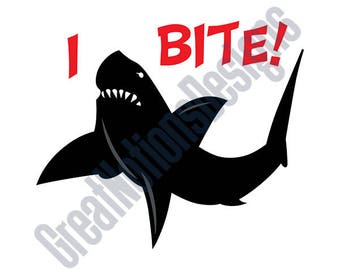 Download Shark bite svg | Etsy