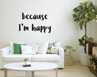 Quote Wall Art happy wall art | etsy Quote Wall Art happy wall art | etsy