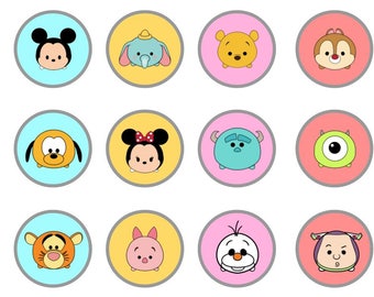 Tsum Tsum Cupcake Toppers