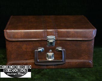 Vintage Double Sided Sixty Cassette Tape Faux Leather Vinyl Cassette Tape Case Cassette Tape Holder