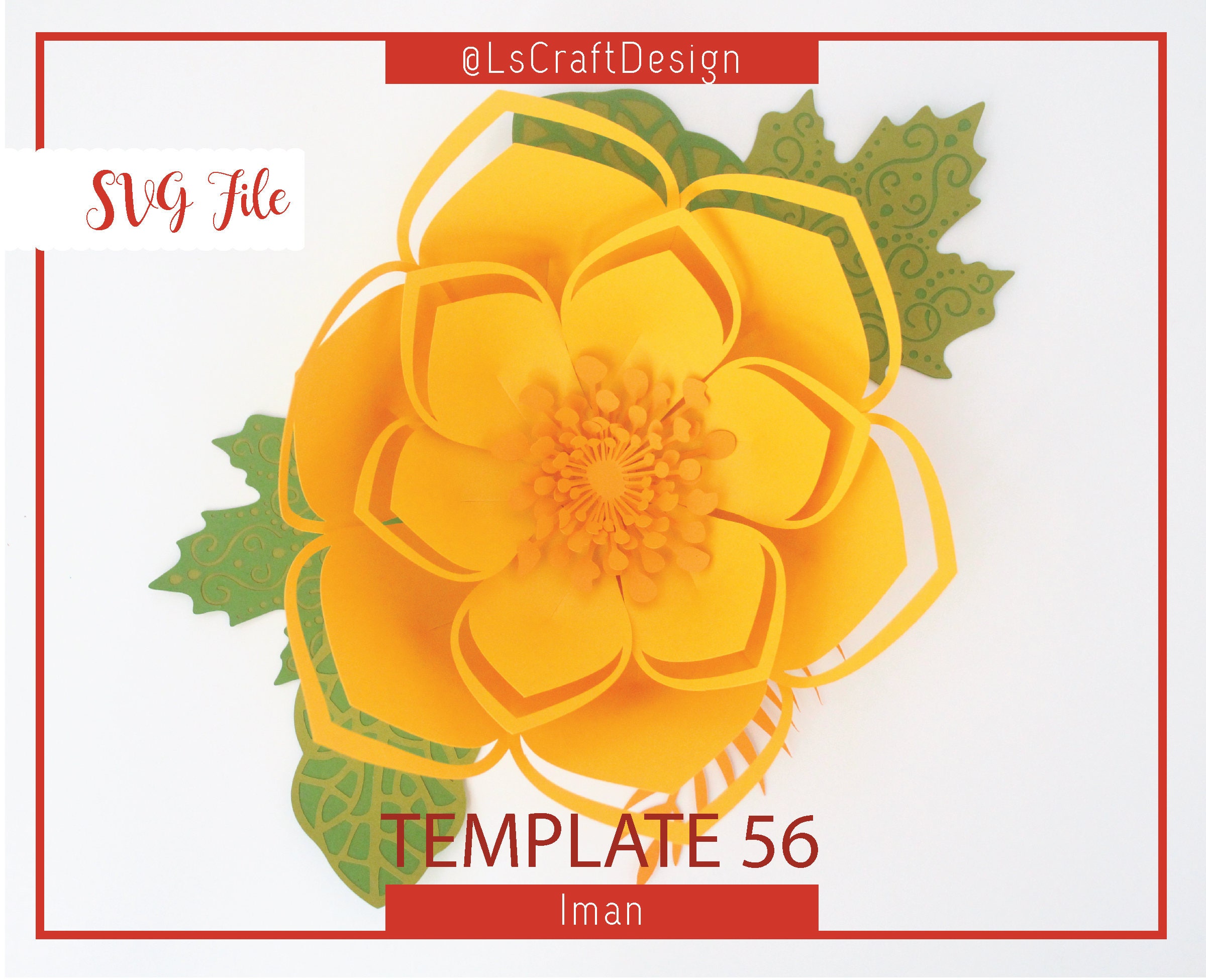 svg paper flower paper flower template giant paper flower paper flower template svg
