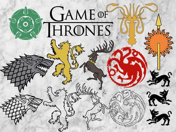 Download Game of thrones Svg Game of thrones Cut files Clipart Game