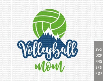 Download Volleyball mom svg | Etsy