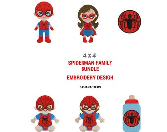 Spiderman Embroidery Designs | Machine Embroidery Design | Superhero Full Filled Embroidery | Spiderman Logo Images | Family Embroidery