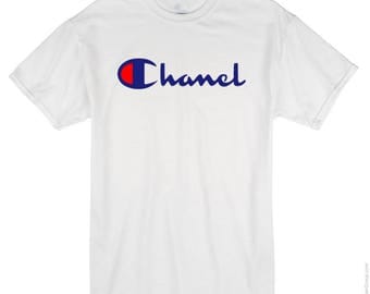 Champion X Chanel T shirt All sizes available