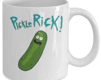 Rick and Morty – 11/15 oz Ceramic Rick & Morty Coffee Mug – Awesome Rick and Morty Gift Featuring Rick Sanchez – Pickle Rick Mug