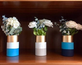 Glass Vases - Set of 3 - for flowers and more - Home Decor