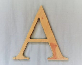 Unfinished Wooden Greek Letters