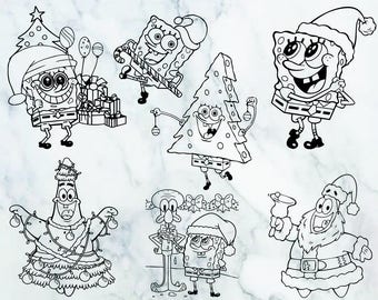 Download Spongebob clip art | Etsy
