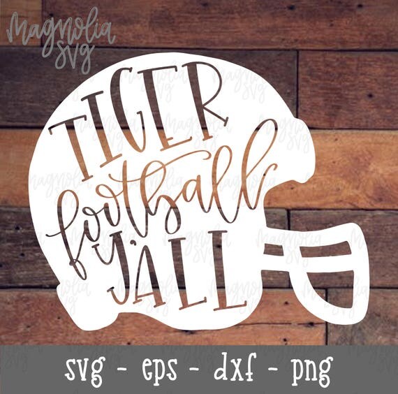 Download Football Helmet SVG Football svg Tiger Football Y'all