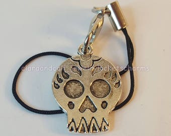 Sugar Skull *Dangle Charm for Cell Phone*Purse*Backpack*