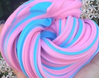 Unicorn poop rainbow scented slime 4oz