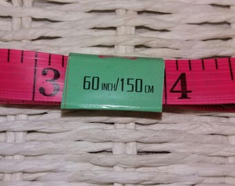 1 meter length 150cm fuchsia color stitching