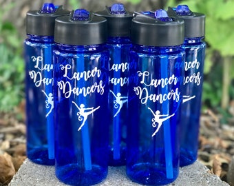 Personalized Water Bottle, Monogrammed Water Bottle, Blue Water Bottle, Back to School, Team Water Bottles, Kids Cup, Gift for Kids