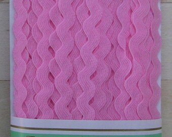 croquet zig zag Ribbon serpentine from 5 mm pink polyester set plate 30 meters