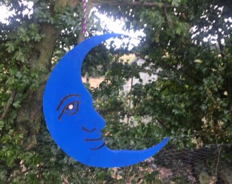 Moon shaped Craft for Garden,bedroom or other
