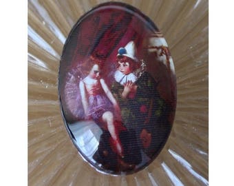 30 mm X 40 mm 1 toddlers from another era glass cabochon