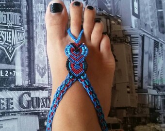 Beautiful and unique. Bare feet or ankle