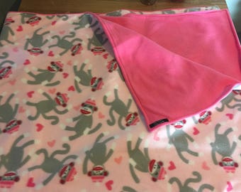 Sock Monkey Baby Blanket Crochet Pattern Crochet Blanket