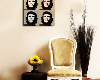 Pop art painting, Che guevara 40 x 40